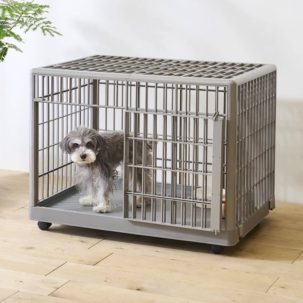 Amazon.co.jp: アイリスオーヤマ プラケージ ライトグレー 犬 ゲージ